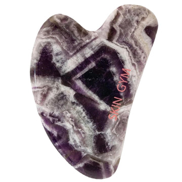 Skin Gym Rose Quartz Sculpty Heart Gua Sha