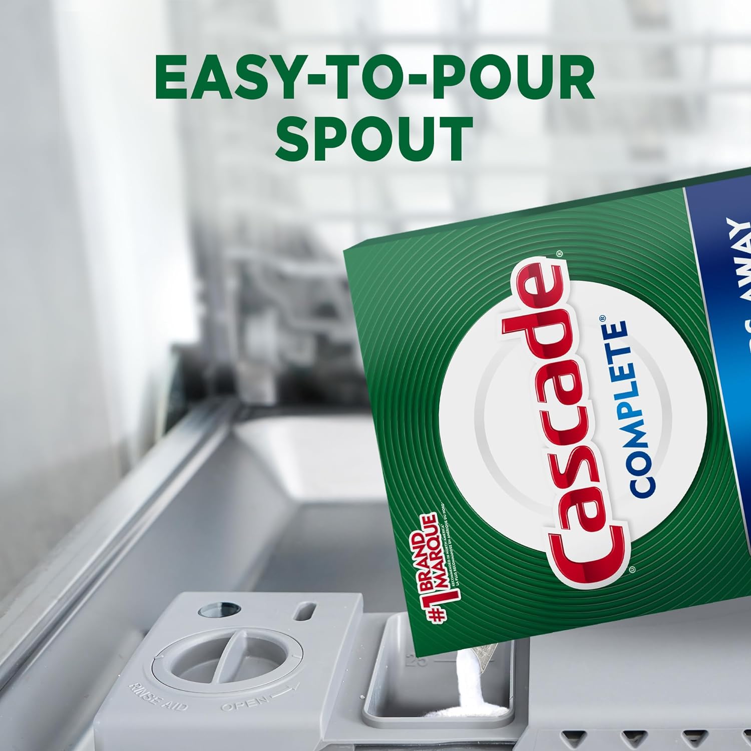 Cascade Complete Powder Dishwasher Detergent, Fresh Scent, 75 oz, White : Health & Household