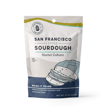 Cultures For Health San Francisco Sourdough Style Starter Culture | Homemade Artisan Bread | Heirloom, Non-Gmo | Live Culture Bread Mix | Easy To Follow Recipe