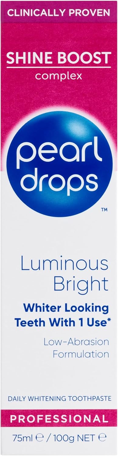 Pearl Drops Luminous Bright Professional Daily Toothpaste, 75Ml