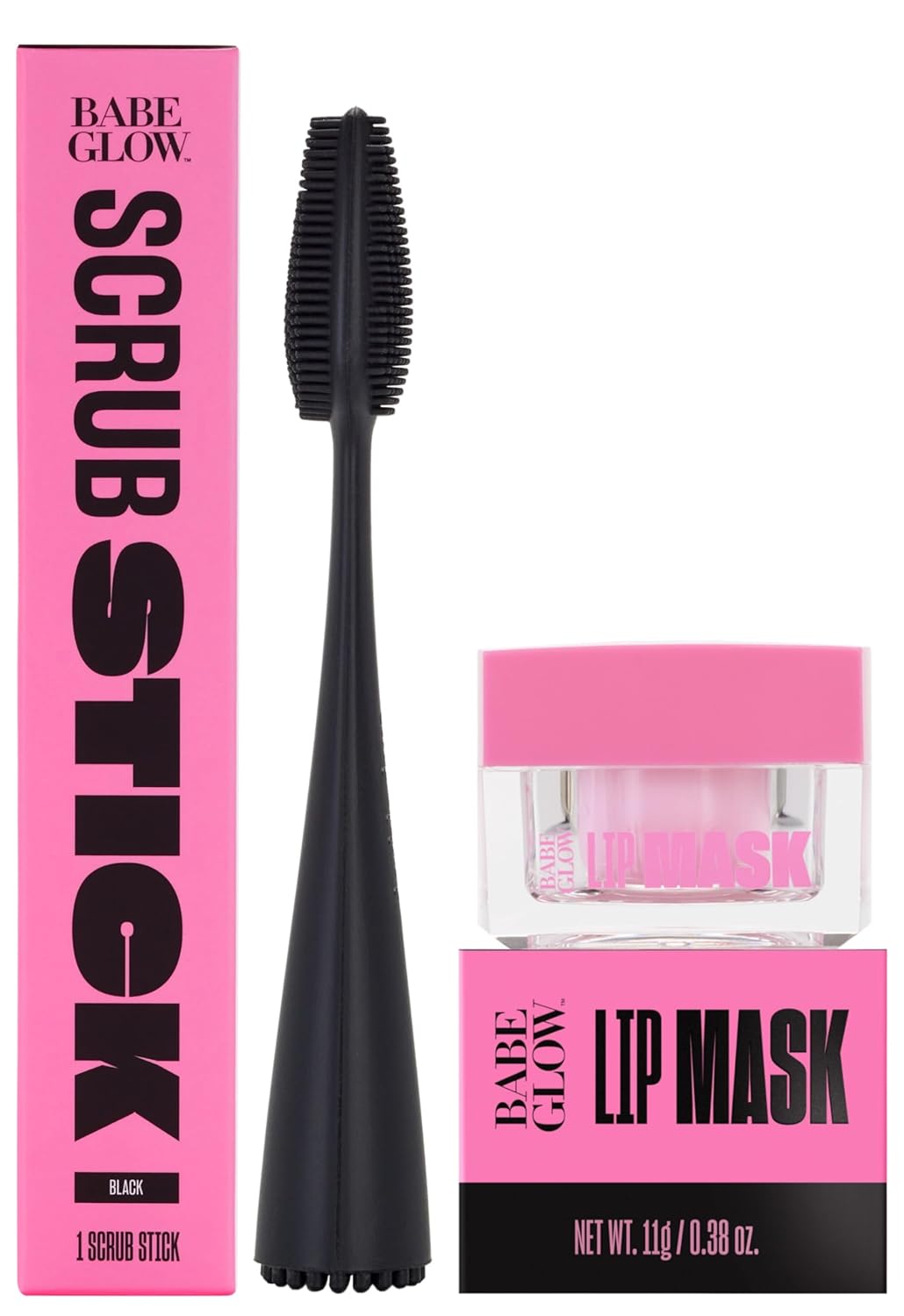 Babe Original Babe Glow Fragrance-Free Lip Sleeping Mask For Softer Lips, Hyaluronic Acid & Antioxidant Infused For Smoother, Moisturized Lips, Unscented, Cruelty-Free…