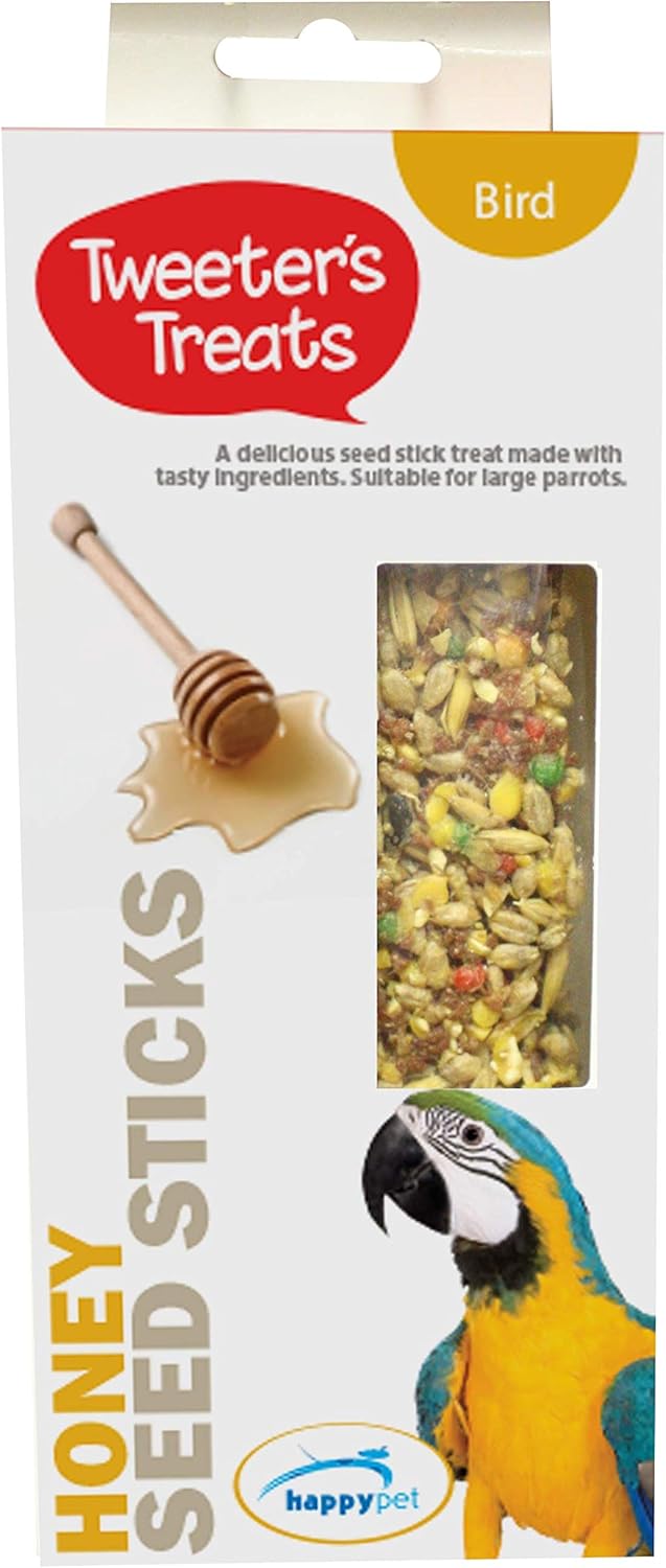 Tweeter's Treats Seed Sticks for Parrots - Honey?21356