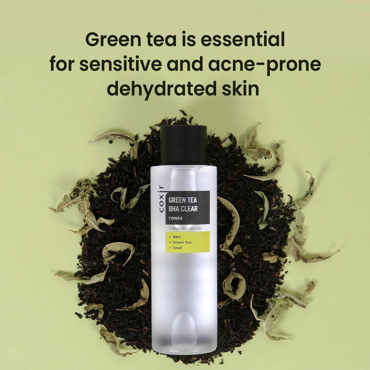 Coxir Greentea Bha Clear Toner |Hydrates, Purifying And Mild Exfoliating Facial Toner| Korean Skin Care, Cruelty Free, Paraben Free [150Ml/5.07 Fl.Oz] : Beauty & Personal Care