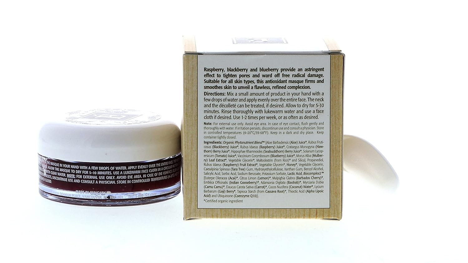 Eminence Raspberry Pore Refining Masque (Pro Size) 2 Oz : Facial Masks : Beauty & Personal Care