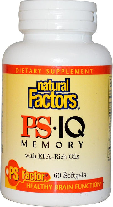 Natural Factors Ps - Iq Memory, 60 Softgels