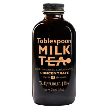 The Republic Of Tea – Tablespoon Milk Tea Concentrate For Boba Tea, Ceylon Black Tea,16 Servings