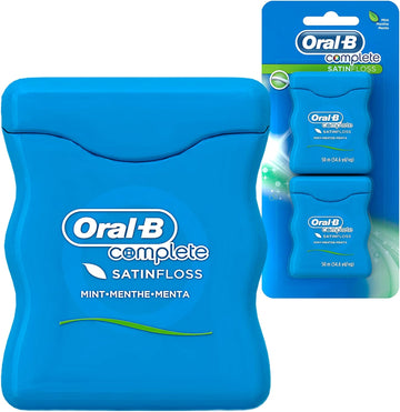 Oral-B Complete Mint Satinfloss, Comfort Grip, Value 2 Pack (50M Each)