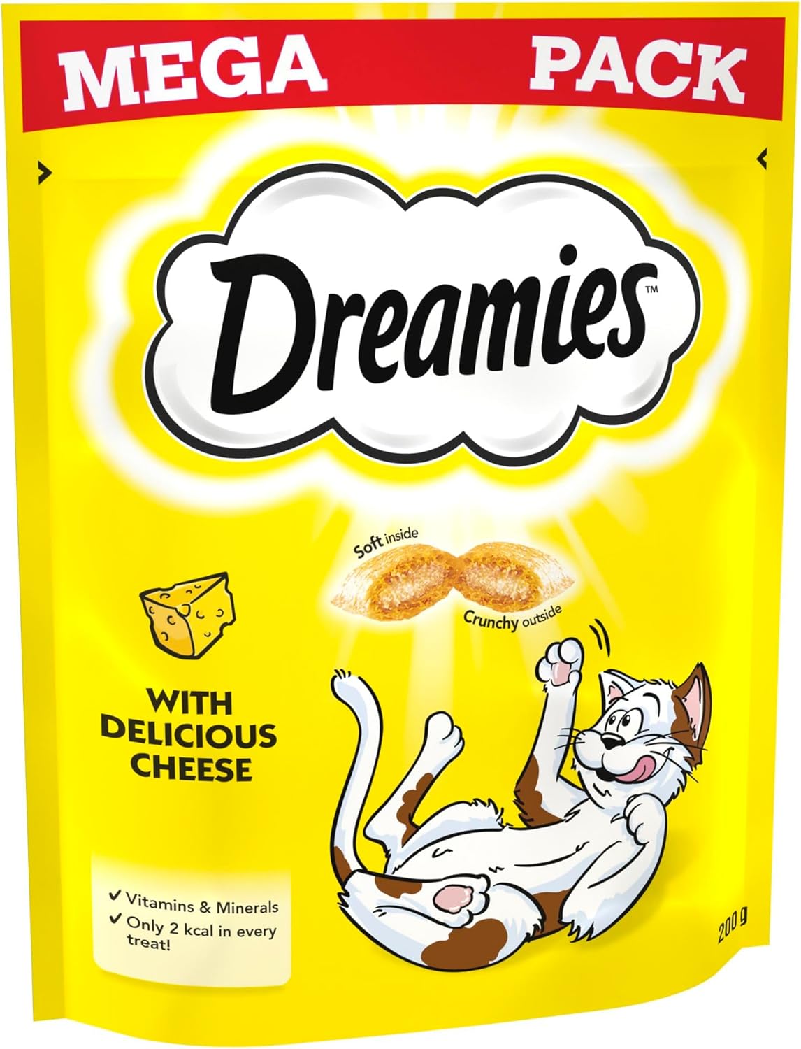 DREAMIES Cat Treats with Cheese Mega Pack 200g?390093