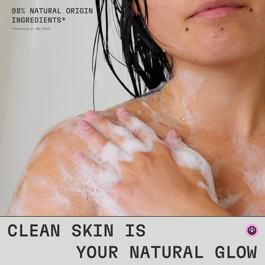 cleanjourney Body Wash, EWG Verified Shower Gel with Niacinamide and Glycerin, Clean Ingredients, Vegan, Soothing Mist, Golden Vanilla, 354 mL
