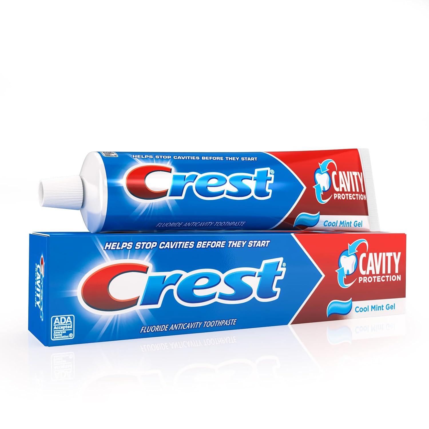 Crest Cavity Protection Cool Mint Flavor Liquid Gel Toothpaste 8.2 Oz (Pack Of 6)