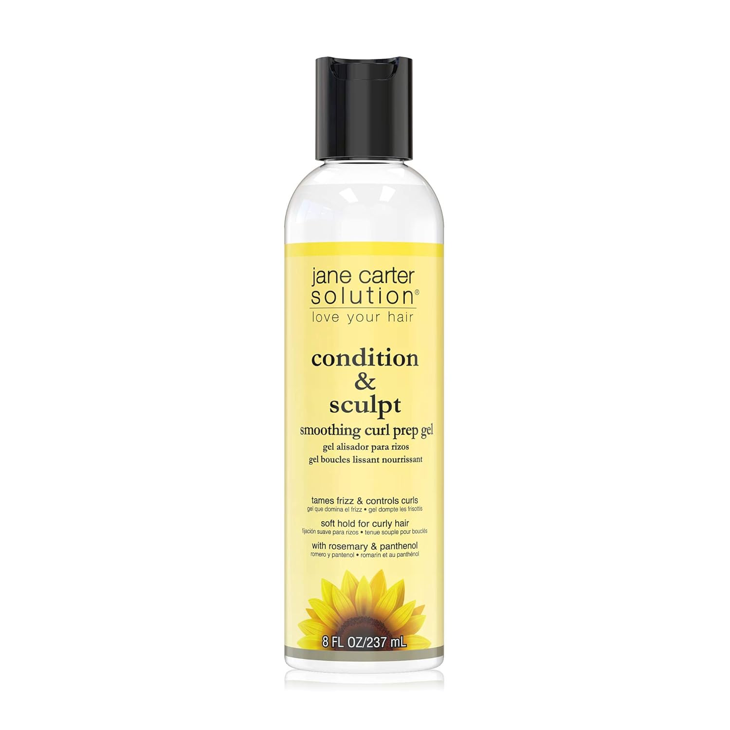 Jane Carter Solution Condition & Sculpt Smoothing Curl Prep Gel (8Oz) - Soft Hold, Smoothing, Moisturizing