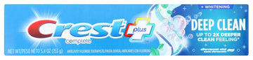 Crest Complete Plus Deep Clean Complete Whitening Toothpaste, Effervescent Mint, 5.4 Oz, 4.050 Lb