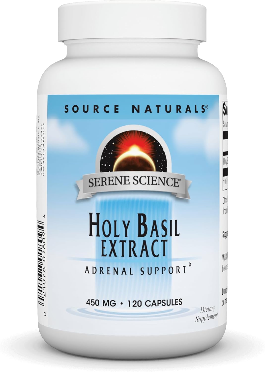Source Naturals Holy Basil Extract, Adrenal Support* 450Mg -120 Capsules