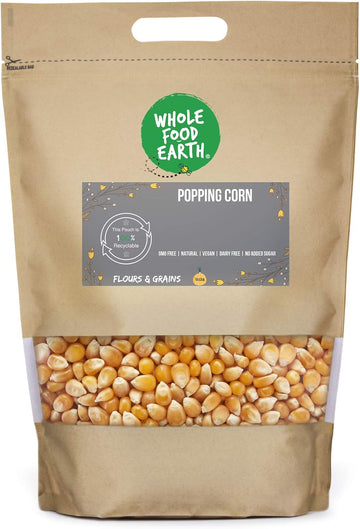 Wholefood Earth Popping Corn 2 Kg | Gmo Free | Natural