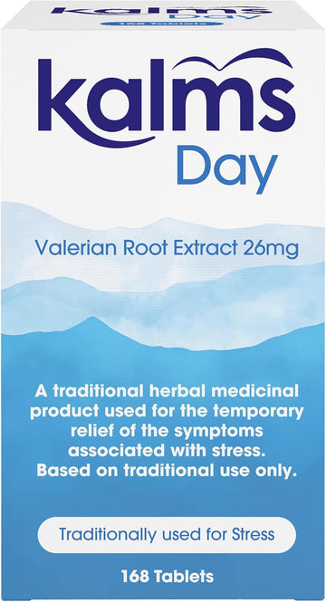 Kalms Day 168 Tablets - Traditional Herbal Medicinal Product Used For The Temporary Relief Of Symptoms Associated With Stress