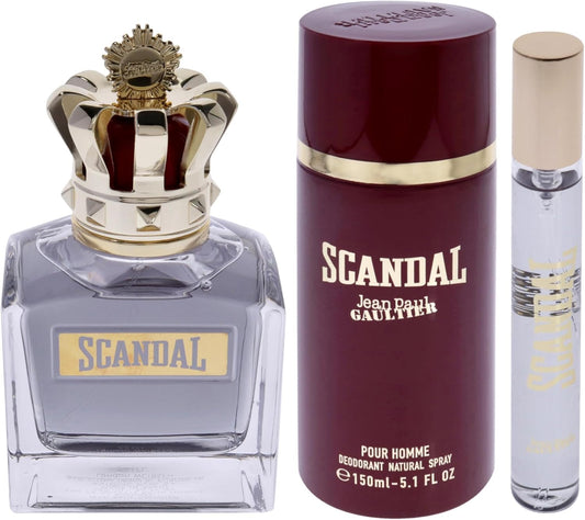 Jean Paul Gaultier Christmas 2022 Scandal Pour Homme Eau De Toilette Spray 100Ml Gift Set