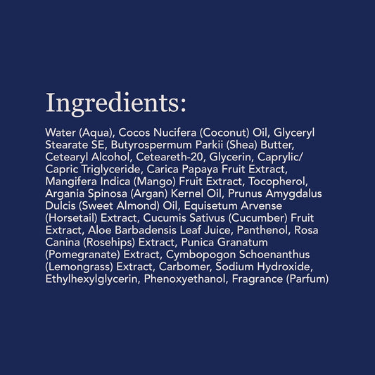 Spenser & Jensen Hydrating Mango & Papaya Body Butter - Gentle On All Skin Types - Moisturizing Body Lotion for Women & Men - Paraben Free - 18 Oz (Pack of 1)