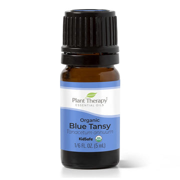 Plant Therapy Organic Blue Tansy Essential Oil 100% Pure, Undiluted, Natural Aromatherapy, Therapeutic Grade 5Ml (1/6 Oz)