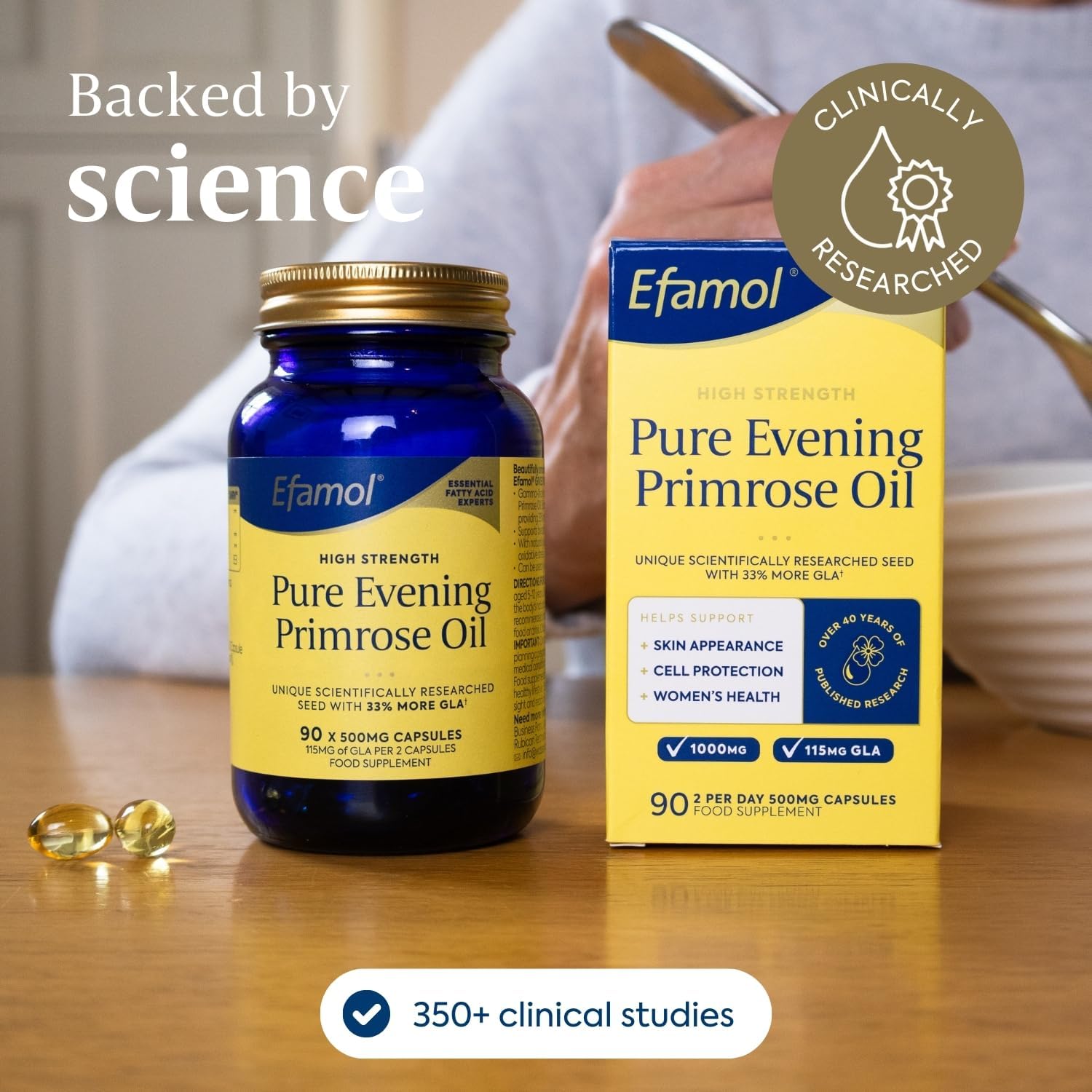 Efamol Pure Evening Primrose Oil - 60ml | Evening Primrose Oil Liquid | Menopause Supplements for Smoother, Softer Skin | Evening Primrose Oil High Strength | Vitamin E : Amazon.co.uk: Health & Personal Care