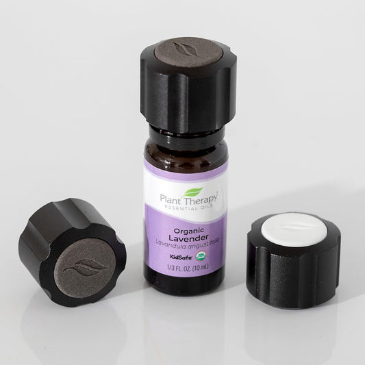 Plant Therapy Passive Diffuser Cap 3-Pack Easy & Innovative Aromatherapy, Turn Your Favorite Essential Oil Into A Passive Diffuser, Great For Personal Use, Travel, Office, Vacation, Spill Proof