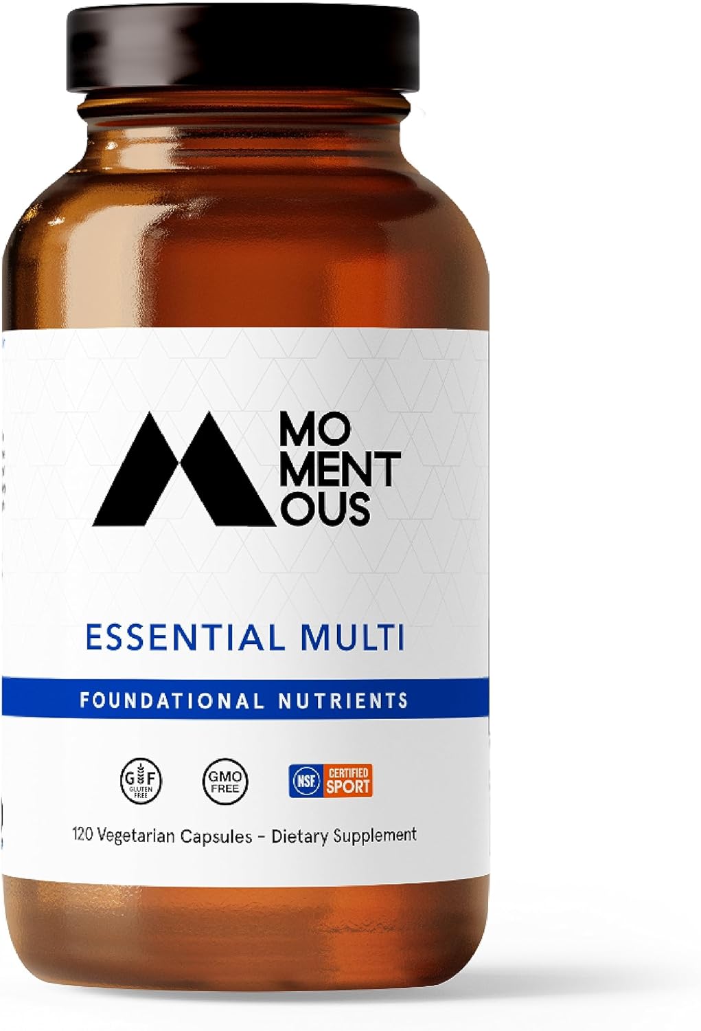 Momentous Essential Multivitamin For Women And Men - Complete Vitamin And Mineral Complex For Athletes & Wellness Enthusiasts - Gmo-Free, Gluten Free, 30 Servings