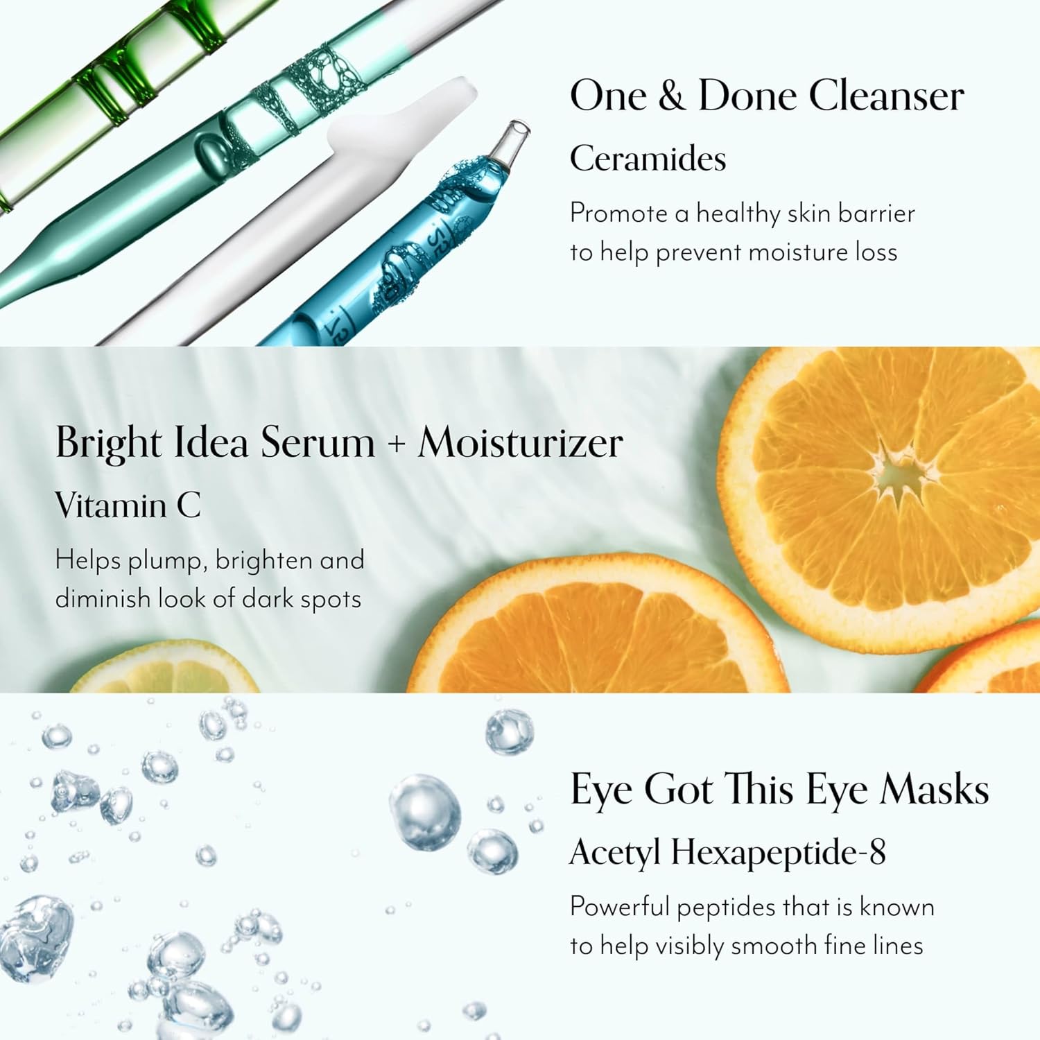 Bliss The Elder Millennial Kit Complete Skincare Essentials Set | Includes Daily Face Cleanser, Under Eye Masks, Brightening Vitamin C Serum And Moisturizer : Beauty & Personal Care