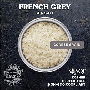 French Grey Sea Salt 2 Lb. Bag Coarse Grain - Sel Gris By San Francisco Salt Company