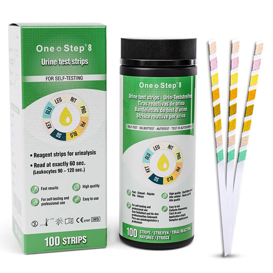 100 X Urine Test Strips For Infection Cystitis Testing Sticks, Uti, Nitrite, Leukocytes, 8 Parameter Urinalysis Multisticks