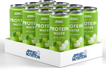 Applied Nutrition Sparkling Protein Water - 10G Collagen Boost – Low-Calorie Hydration With Vitamin C And Coconut Water – Refreshing And Wellness Drink (Pack Of 12 Cans X 330Ml) (Tropical Burst)