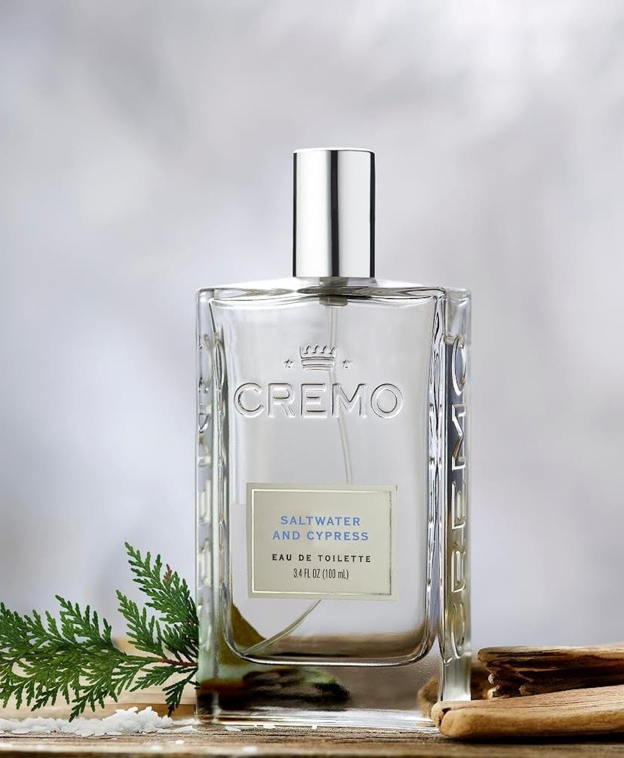 Cremo Saltwater Cypress Cologne Spray, A Lively Blend Of Sea Spray, Green Mango And Coastal Cypress, 3.4 Fl Oz : Beauty & Personal Care