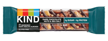 Kind Dark Chocolate Nuts And Sea Salt Bar, 1.4 Ounce