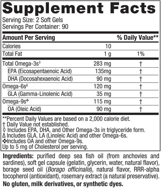 Nordic Naturals Complete Omega Jr., Lemon - 180 Mini Soft Gels - 283 m