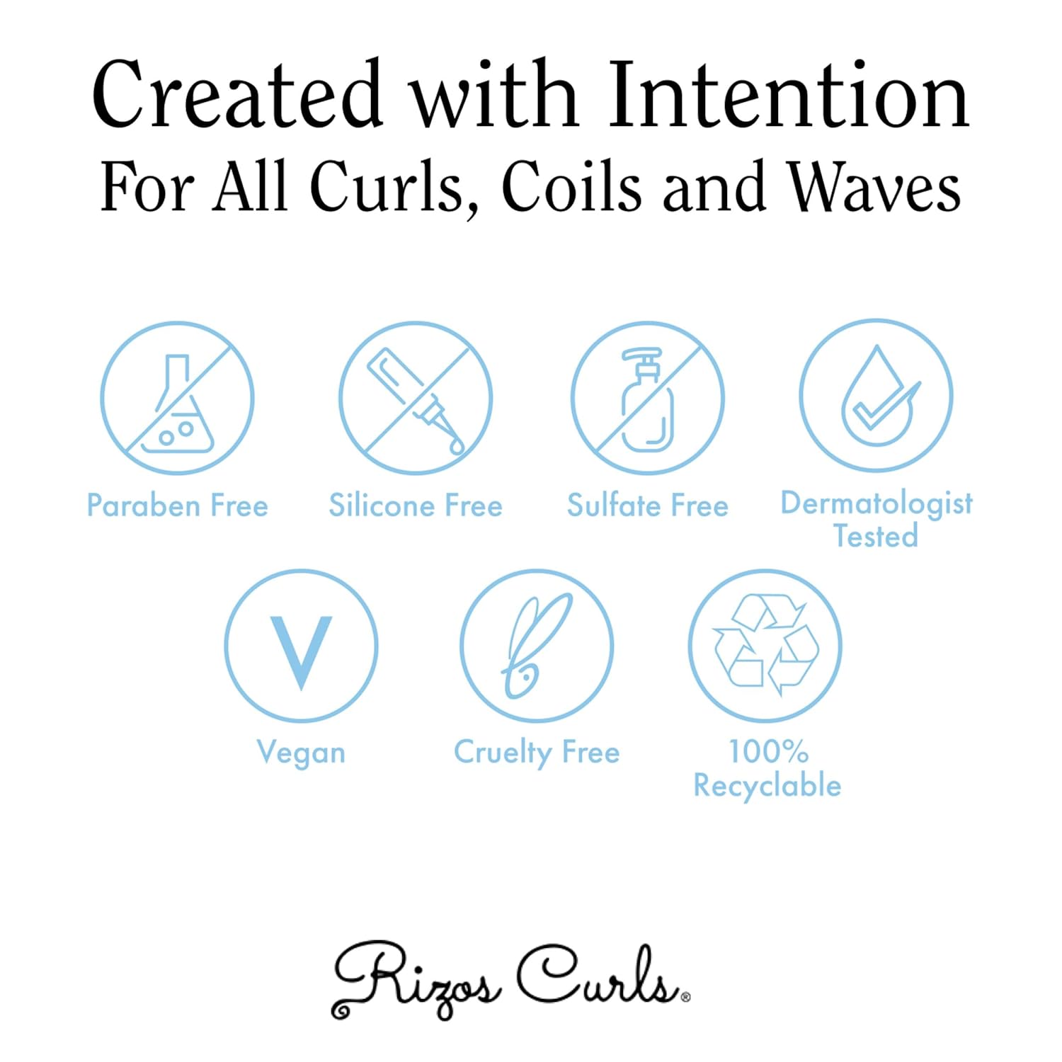 Rizos Curls Beach Waves Texturizing Salt Spray, Enhance Texture & Volume, Nourish And Enhance Definition With Blue Agave Extract, Red Algae & Prickly Pear Cactus, 6.8 Oz : Beauty & Personal Care