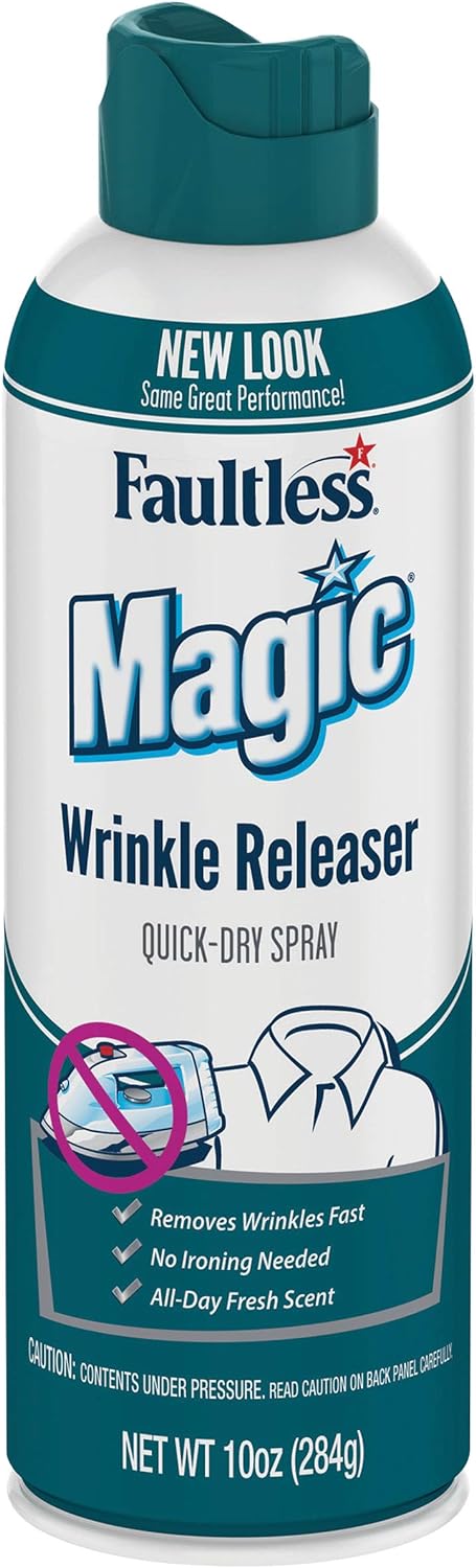 Magic sizing Faultless/Bon Ami Co 38206 Magic Wrinkle Remover Spray 10 Oz, Fresh Scent (1), 10 Ounce : Health & Household