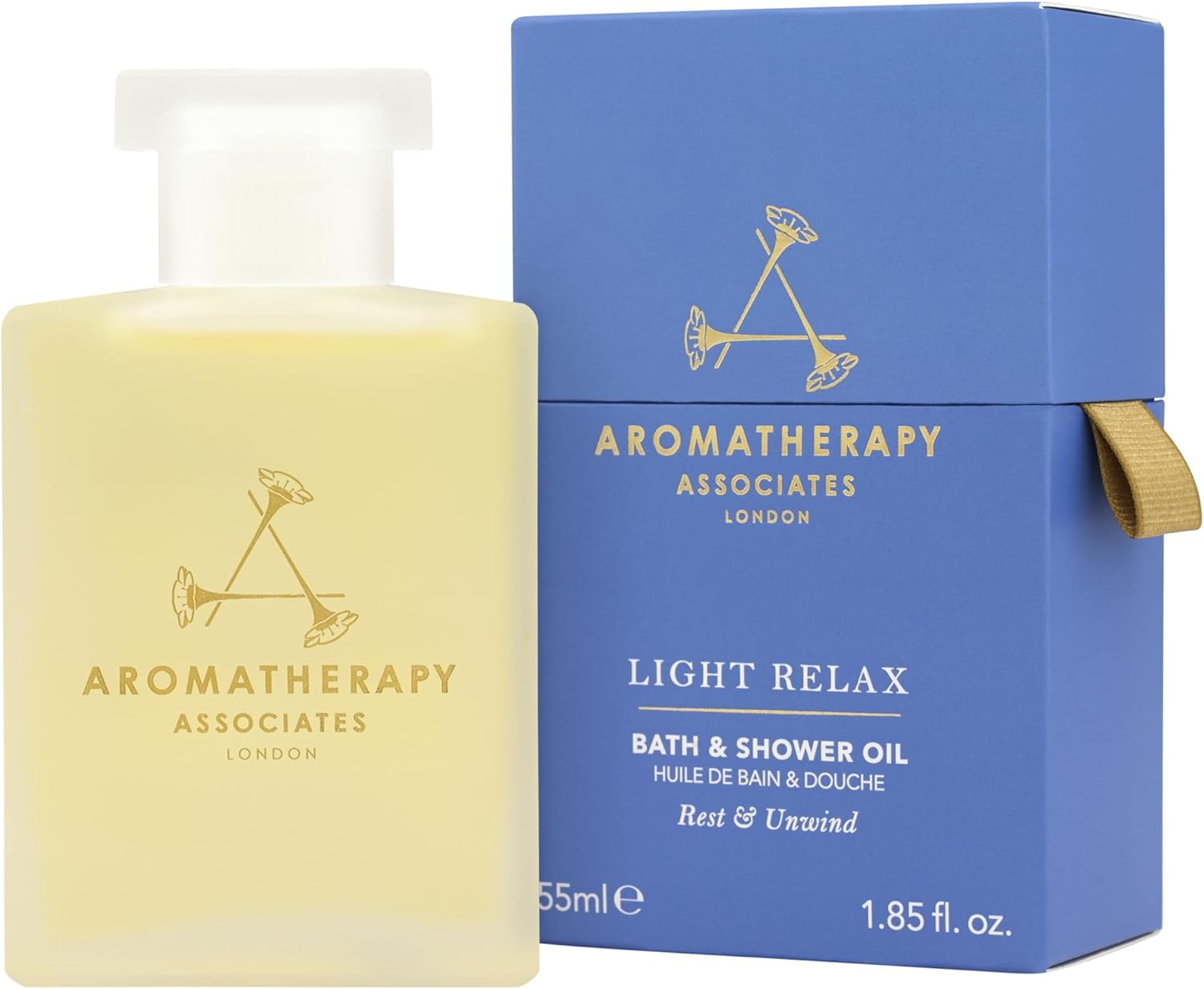 Aromatherapy Associates Inner Strength Bath And Shower Oil, Natural Body Oil To Uplift Mind, Body And Spirit, Made With 3 Essential Oils (1.86 Oz)
