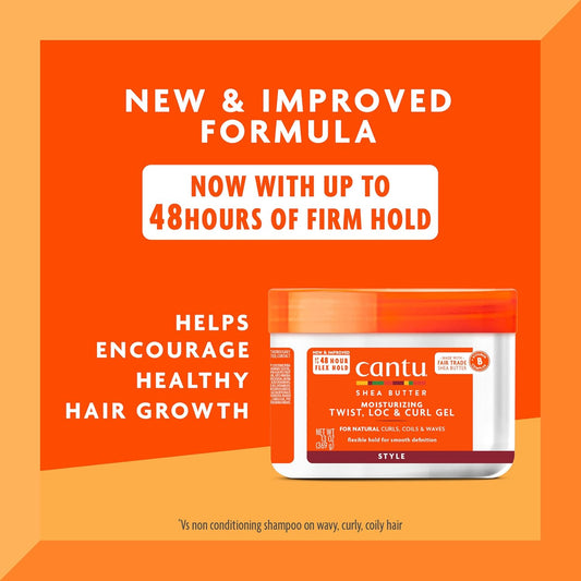 Cantu Moisturizing Twist & Lock Gel 370G