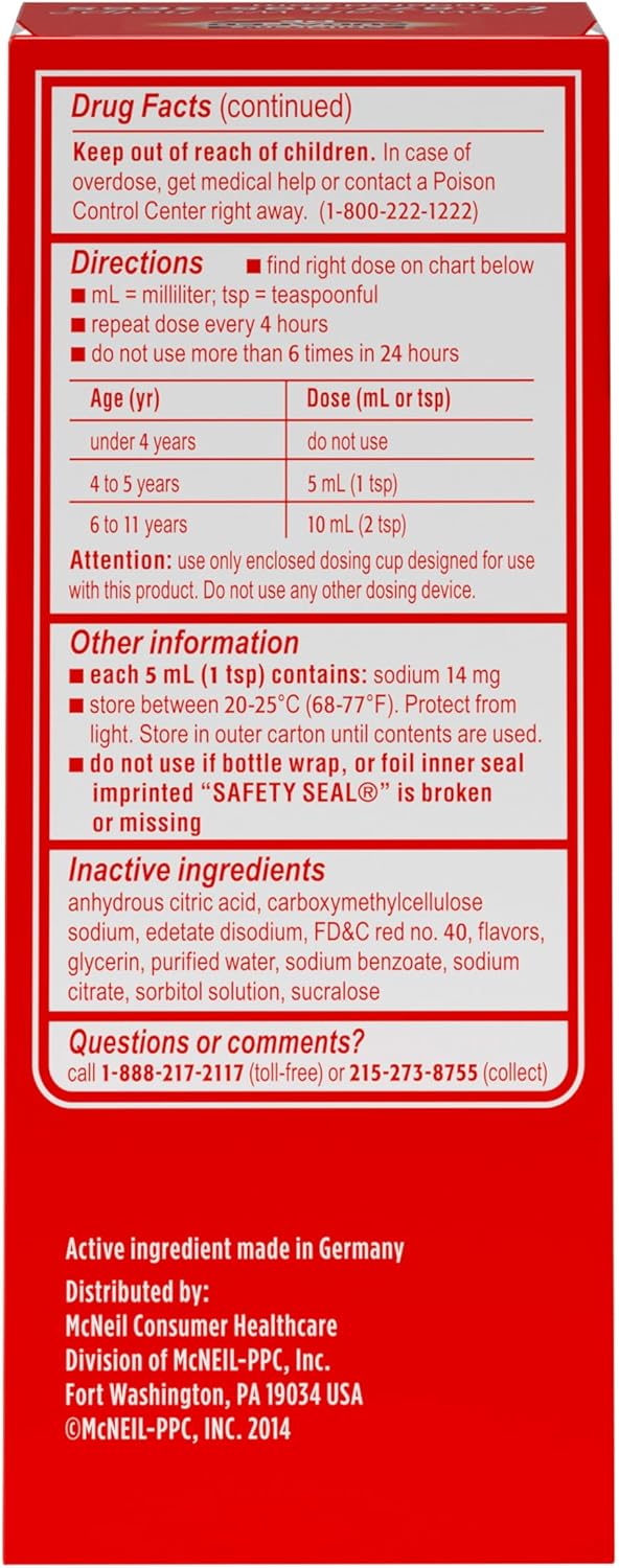 Buy Sudafed Children'S Pe Nasal Decongestant, Liquid Cold Relief Medicine With Phenylephrine Hcl, Alcohol Free And Sugar-Free, Berry-Flavored, 4 Fl. Oz On  Free Shipping On Qualified Orders