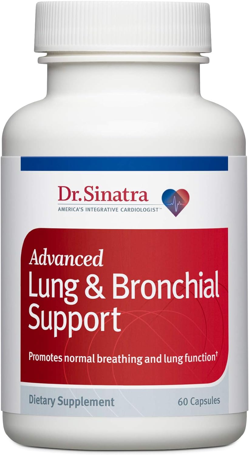 Dr. Sinatra Advanced Lung & Bronchial Support Supplement for Lung Health Support, Clear Breathing and Respiratory Function (60 Capsules, 30-Day Supply)