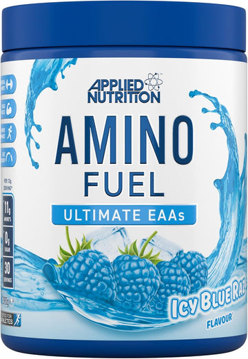 Applied Nutrition Amino Fuel - Amino Acids Supplement, Eaa Essential Amino Acids Powder, Muscle Fuel & Recovery (390G - 30 Servings) (Icy Blue Raz) (New)