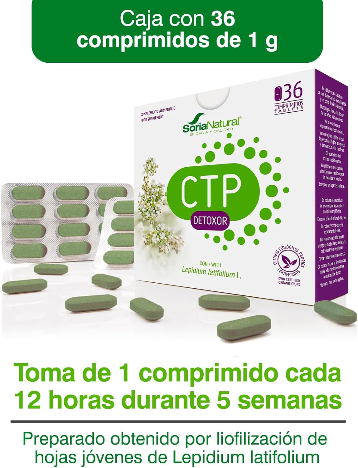 Soria Natural Ctp Detoxor 36 Comprimés