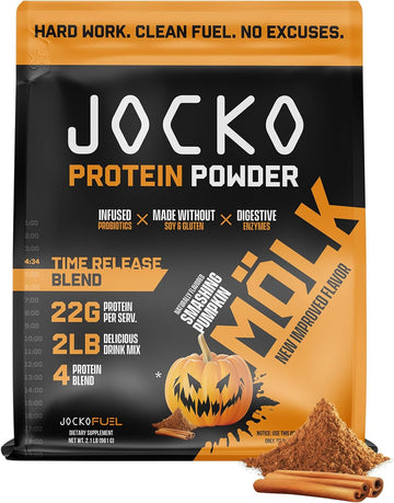 Jocko Mlk Whey Protein Powder - Keto, Probiotics, Grass Fed, Digestiv