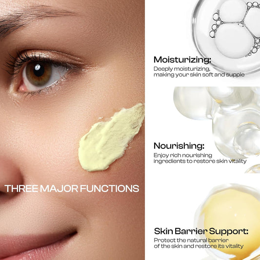 Beef Tallow For Skin: Organic Grass-Fed Tallow And Honey Balm Whipped Beef Tallow Skin Balm - Deep Nourishing Tallow Face Moisturizer For All Skin Types