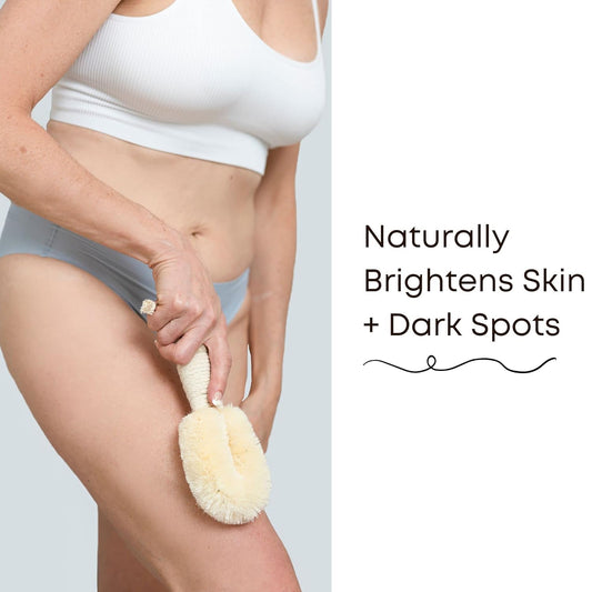 Bushbalm Dark Spots And Ingrown Hair 3 Step Routine - Rejuvenate And Nourish - Bermuda Oil (30 Ml), Bermuda Dark Spot Exfoliating Scrub (236 Ml) And Nordic Dry Brush