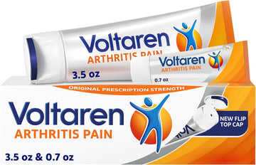 Voltaren Arthritis Pain Gel For Powerful Topical Arthritis Pain Relief - New Easy Open Cap - 100 G Tube And 20 G Travel Size Tube