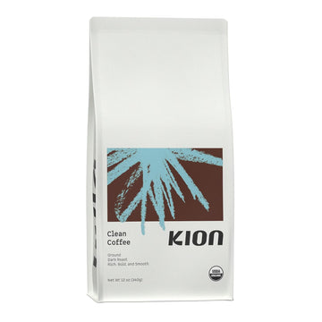 Kion Organic Ground Coffee | Best Tasting, Purest, Highest Antioxidant, Healthiest Coffee | Dark Roast