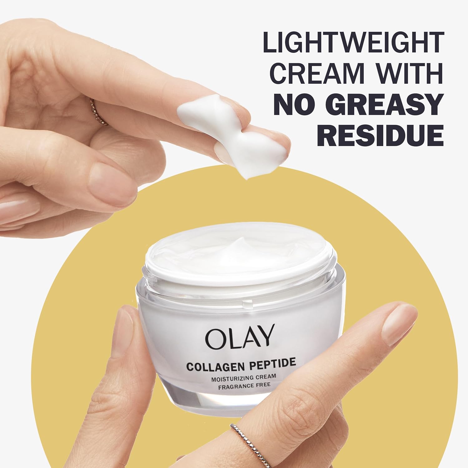 Olay Collagen Peptide Face Moisturizer, Firm - Plump - Hydrate, Fragrance Free Cream with Vitamin B3+, 1.7 oz : Beauty & Personal Care