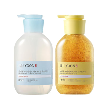 Illiyoon Top To Toe Wash With Moisture Scrub Wash