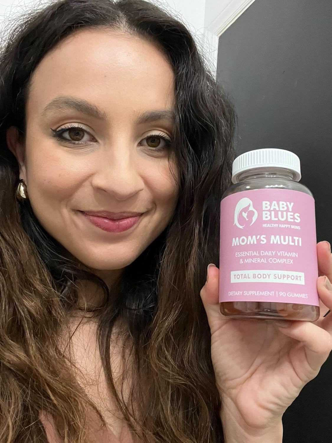 Baby Blues Women'S Multivitamin Gummies – Daily Energy, Immune, Mood & Beauty Support – Vegan Chewable Supplement For Moms With Biotin, Vitamin C, D3, B12, Zinc & Iron : Health & Household