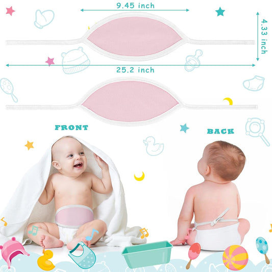 8 Pcs Baby Belly Band Newborn Infant Belly Wrap Comfort Cotton Belly Wraps for Baby Umbilical Cord Cover Band Umbilical Cord Belt Baby Belly Binder for 0-12 Months Babies Infant Boy Girl Gift, 4 Color