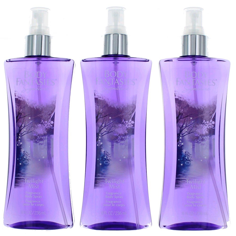Twilight Mist By Body Fantasies, 3 Pack 8Oz Fragrance Body Spray Women : Beauty & Personal Care